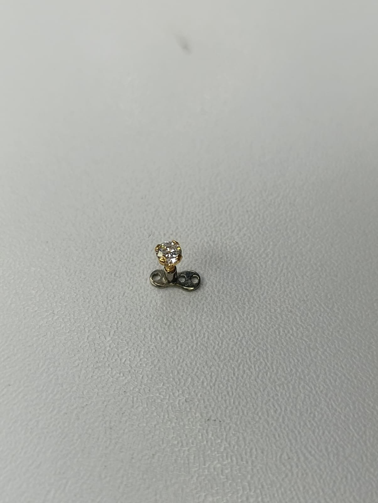 Anello In Oro Bianco Con Diamanti, 16 Mm. - MARGHERITA - Foto 9