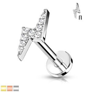 LABRET DECORADO ACERO