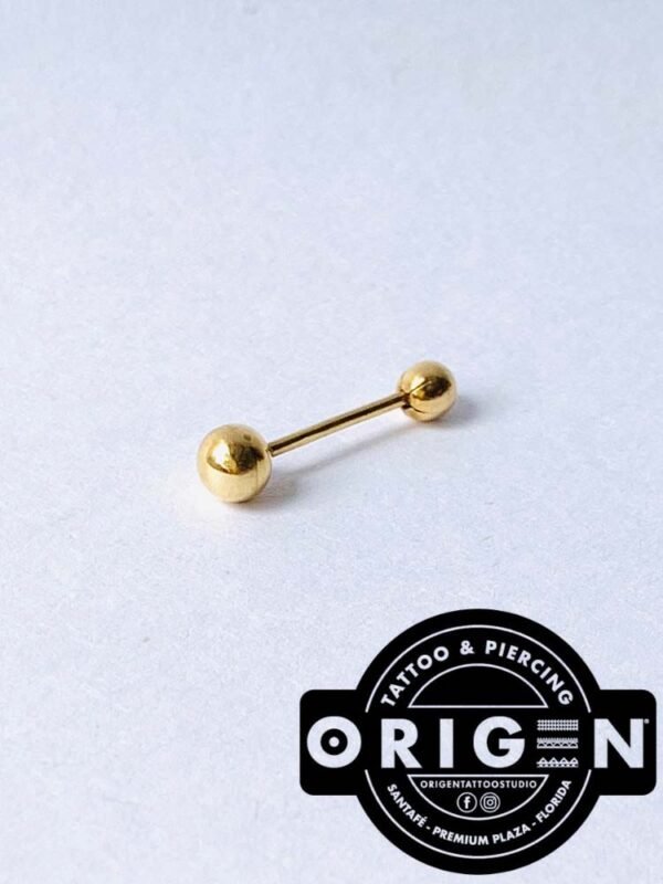 BARRA PEZON 16G ORO