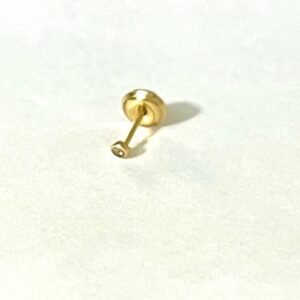 TOPO CIRCON CAJA 2MM ORO