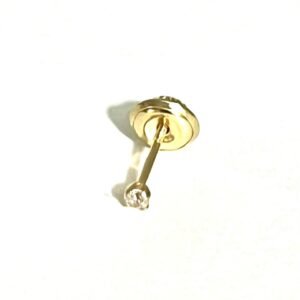TOPO CIRCON UÑA 2MM ORO
