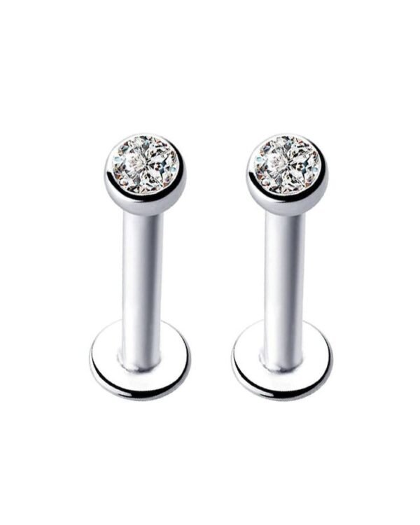 LABRET CIRCON UÑA 10MM TITANIO